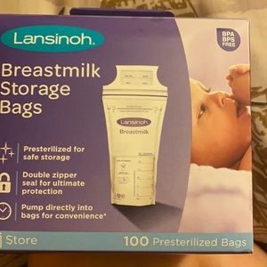Brestmilk storage bags